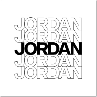 Jordan - stacked Posters and Art